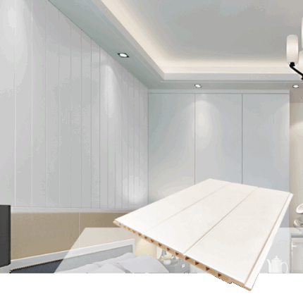 Wall Panel WPC Bambú  Blanco