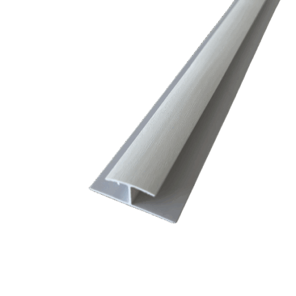 Perfil H Cielo de PVC Blanco Mate