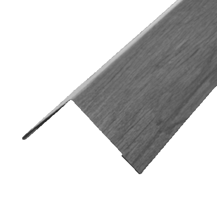 Perfil Esquinero Exterior 3,0 metros Madera Gris